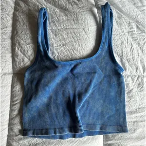 Forever 21 Blue Acid Wash Tank thumbnail 2