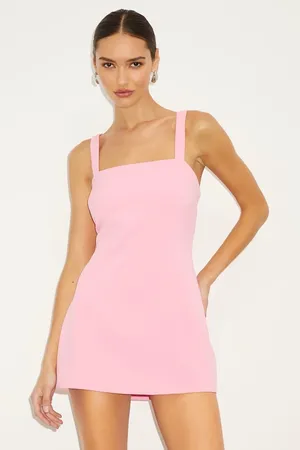 NWT Lulus Chayan Pink Sleeveless Skort Romper Party Chic Feminine Club Size XL thumbnail 1