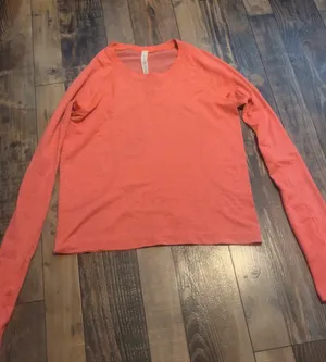 Lululemon Athletic Coral Long Sleeve Top thumbnail 1