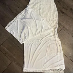 Forever 21 Dress White Crochet Lace thumbnail 3