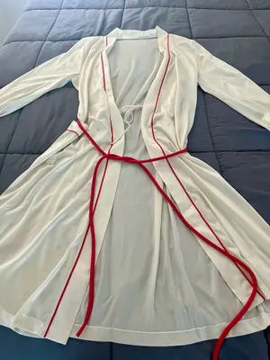 Vassarette Vintage Satin Robe thumbnail 1