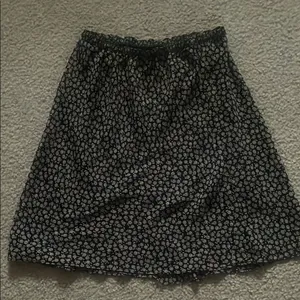 Floral Black and light brown founded 1989 vintagebleu skirt size S thumbnail 1