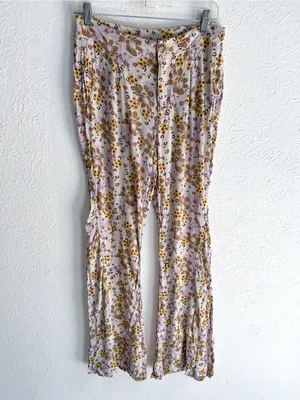 Free People Can't Take My Eyes Off Pant in Tea Combo Sz Small Retro 70s thumbnail 3