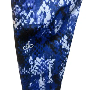 ALO Yoga Airbrush Legging - Blue Python Print Size S NWT thumbnail 7