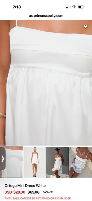 Princess Polly Ortega mini dress thumbnail 7
