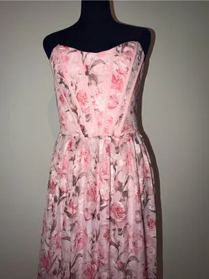 NWOT Lulus special moment pink flora dress thumbnail 4