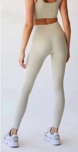 Set‎ Active SculptFlex Leggings in Dune Size Medium thumbnail 1