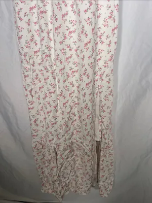 Hollister Womens Pink Floral Maxi Dress Xs thumbnail 3