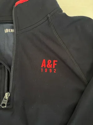 Abercrombie & Fitch A&F 1892 Black Quarter Zip Athletic Pullover Women’s Small thumbnail 10