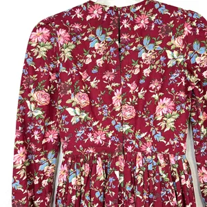 Hearts and Found NWOT Vintage Inspired Floral Cottagecore Long Sleeve Midi Dress thumbnail 6