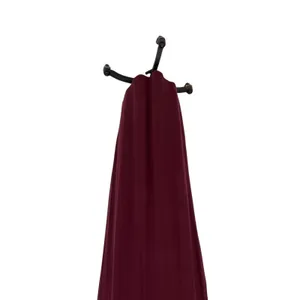 Skims Soft Lounge Ringer T-Shirt Long Dress Maxi Maroon Red Size Small‎ thumbnail 6