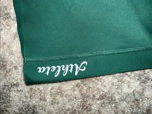 Athleta Deep Green Active Skirt with Striped Waistband thumbnail 6