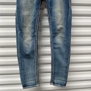 Rock Revival Ferry Skinny Jeans Size 27 Blue Low Rise Y2K Festival Retro Denim thumbnail 3