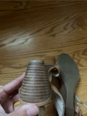 Franco Sarto Wedge Leather Sandals thumbnail 4