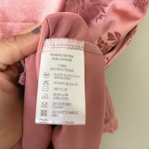 Motel Rocks Coti Satin Lace Slip Dress Pink Floral Bodycon Y2K Coquette Womens M thumbnail 16