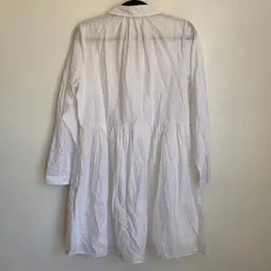 NWT J. Crew Factory Eyelet Collared Mini Shirtdress in‎ White BY515 thumbnail 3