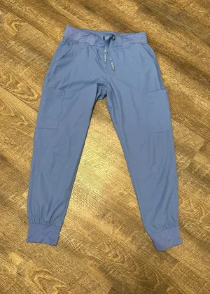 Ceil Blue MedCouture Jogger Scrub Pants thumbnail 1