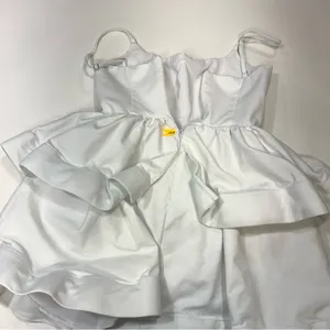 NBD Katerina Mini Dress in White Small thumbnail 6