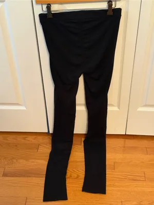 Helmut Lang Black High Waisted Leggings thumbnail 3
