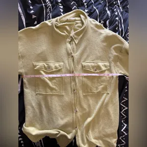BUCKET LIST SCHEELS Oversized Shacket Button Down Coat Cover Up NWT Women’s L thumbnail 8