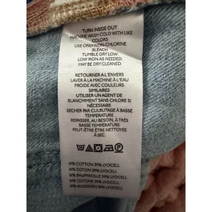 Free People We The Free Clark Pleated Denim Shorts Light Blue Women's Size Small thumbnail 12