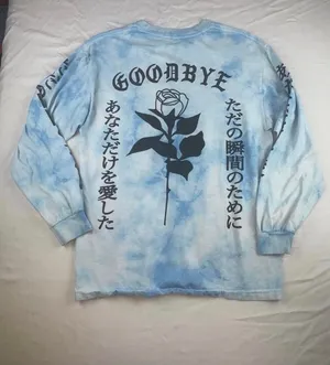 Printed Long Sleeve Blue Size M thumbnail 3