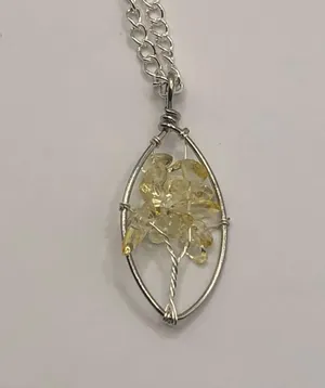 Citrine Necklace Yellow thumbnail 2
