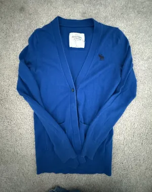 Abercrombie & Fitch Y2K V-Neck Button Down Cardigan Size S thumbnail 1