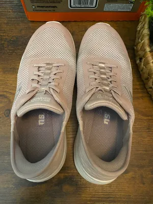 Skechers women's sneakers size 8 Taupe slip on thumbnail 6