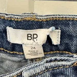 BP High Rise Flare Jeans Medium Wash Blue Denim Size 24 Full Length Festival thumbnail 6
