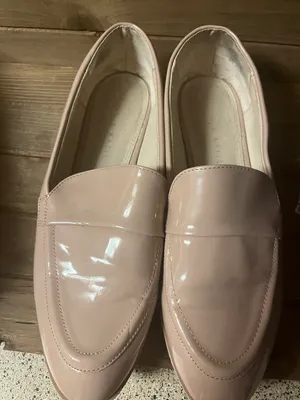 women tan loafers shiny tan color size 10 thumbnail 1