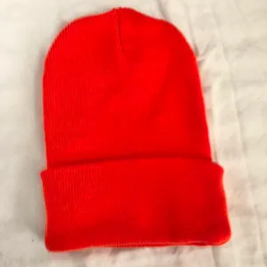 Carhartt Unisex Bright orange beanie winter cap hat streetwear thumbnail 3