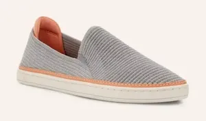 Ugg Sammy grey metallic loafer flats size 9.5 thumbnail 1