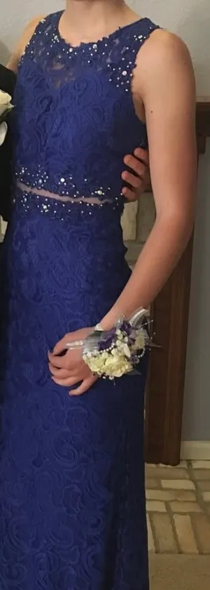 Aspeed Royal Blue Prom Dress thumbnail 1