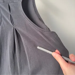 Lululemon Love Tank *Pleated in Black (First Release) Sleeveless Top Pima Cotton thumbnail 12