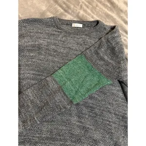 Chain Stitch Size 2XL Women Green Grey Crew Neck Sweater‎ Long Sleeve Causal thumbnail 5