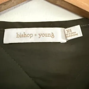 BISHOP + Young | Hunter Green Quilted Puffy Snap Front Beach Walk Jacket XS thumbnail 3