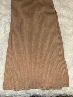 SheIn Brown Knit Halter Top Dress thumbnail 4