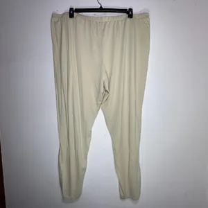 Open Edit Womens 3X Beige Organic Cotton Tencel Modal Knit‎ Lounge Pants 8771 thumbnail 2