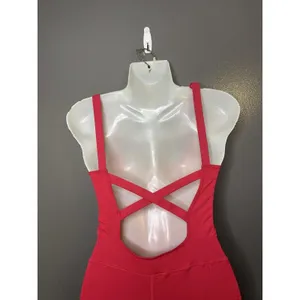 FP Movement Women XS/Small Red Sleeveless Scoop Neck Criss Cross Back Activewear thumbnail 7