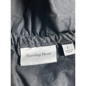 Aritzia Sunday Best Black High Waisted Tiered Ruffle A Line Mini Skirt Size L thumbnail 5