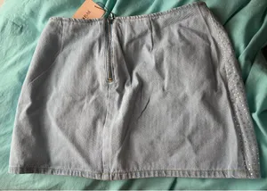SheIn Blinged Jean skirt thumbnail 2