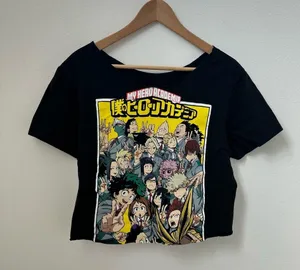 My Hero Academia Off the Shoulder Cropped Top thumbnail 1