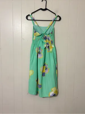 Corey Lynn Calter Sketchbook Floral Midi Dress SP Anthropologie Green Boho thumbnail 11