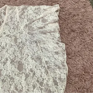 Rock‎ Candy Coquette Pastel Pink Lace Sheer Ruffle Blouse Size Small thumbnail 3