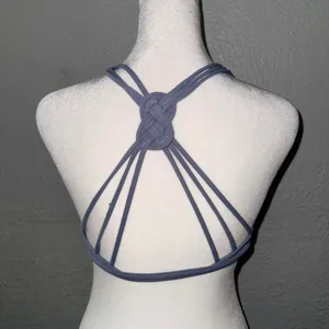 Lululemon Sports Bra Love‎ Knot Chambray Size 6 thumbnail 2