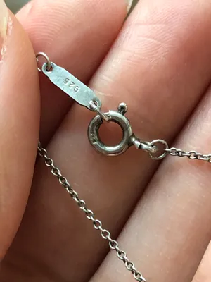 Tiffany & Co Sterling Silver Necklace Chain thumbnail 2