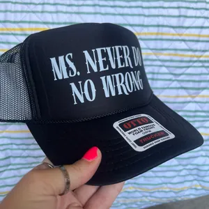 Morgan wallen trucker hat Black thumbnail 2