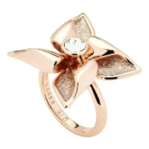 💕TED BAKER💕 Rose Gold Glitter Enamel Breeze Ring thumbnail 1