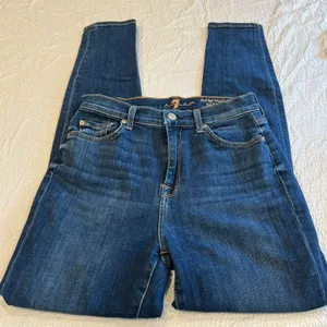 7 for all mankind highwaist skinny jeans 27 women thumbnail 3